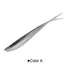 Spinpoler 2" 3" 4" Soft Fishing Lures Jerk Minnow Shad Drop Shot Soft Bait Swimbait Split Tail for Bass Trout Pike Walleye Pesca